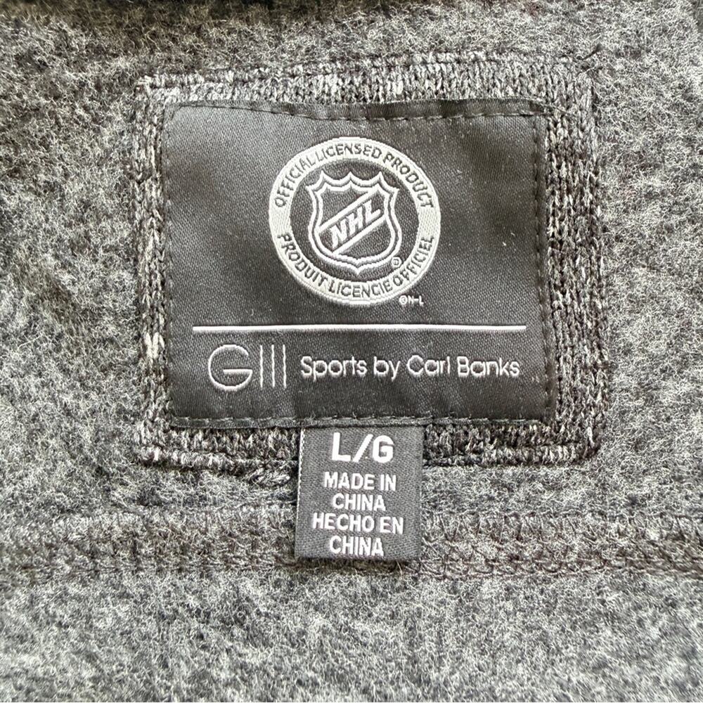 G-III Boston Bruins NHL Hockey Gray Marled Full Zip Jacket Sweatshirt size L - Picture 3 of 9